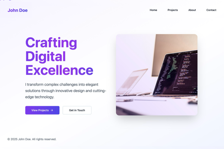 Webové portfolio
