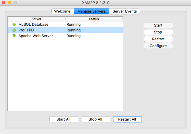 Manage Server