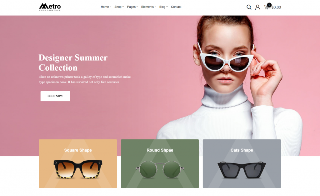 theme-wordpress-ecommerce Thème WordPress d'e-commerce Metro