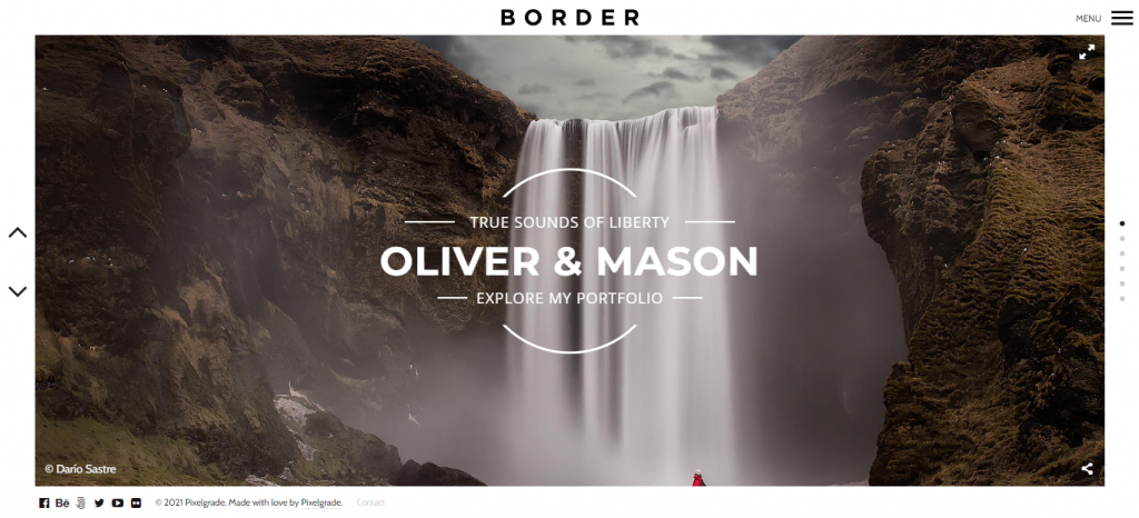 theme-wordpress-photographe Thème WordPress Border pour photographe