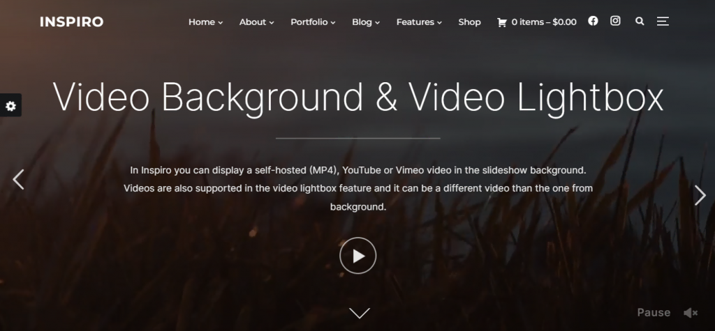 theme-wordpress-photographe Thème WordPress Inspiro pour photographes