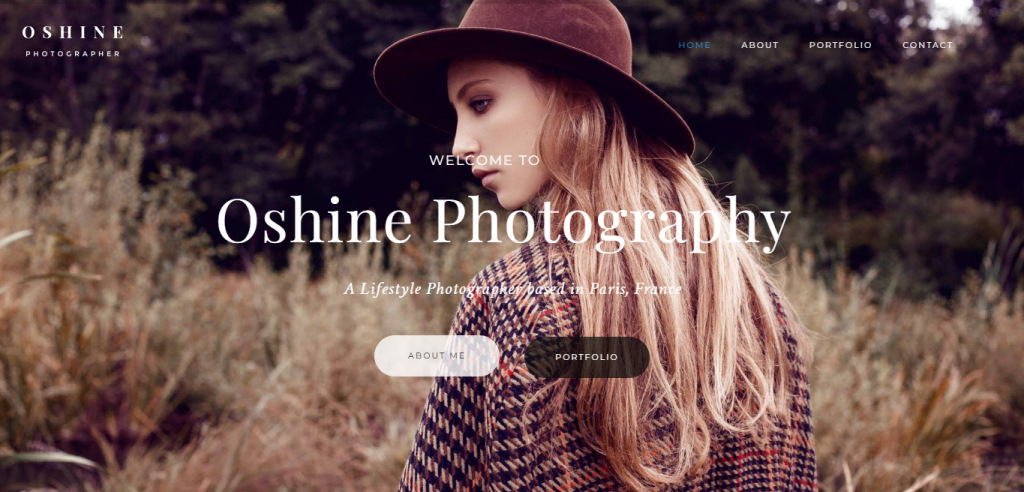 theme-wordpress-photographe Thème WordPress Oshine pour photographes
