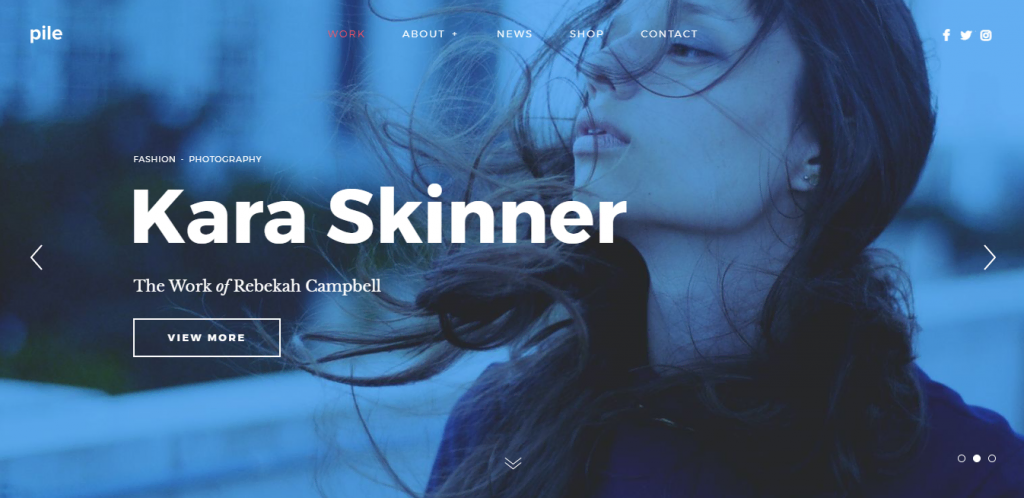 theme-wordpress-photographe Thème WordPress Pile pour photographe