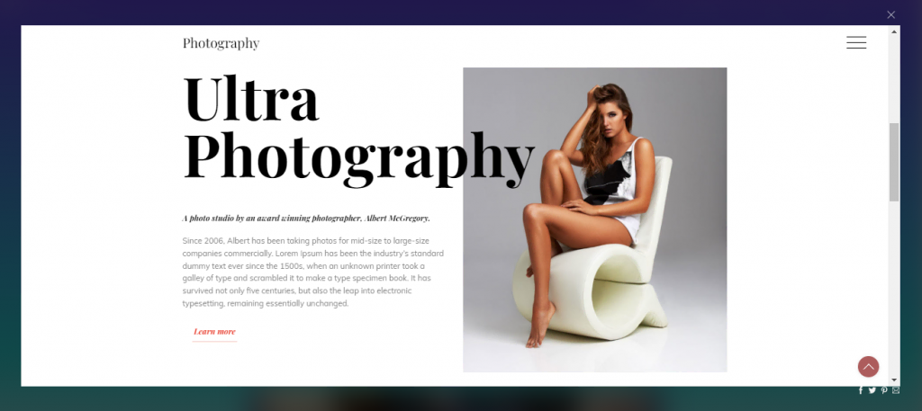 theme-wordpress-photographe Thème WordPress Ultra pour photographes