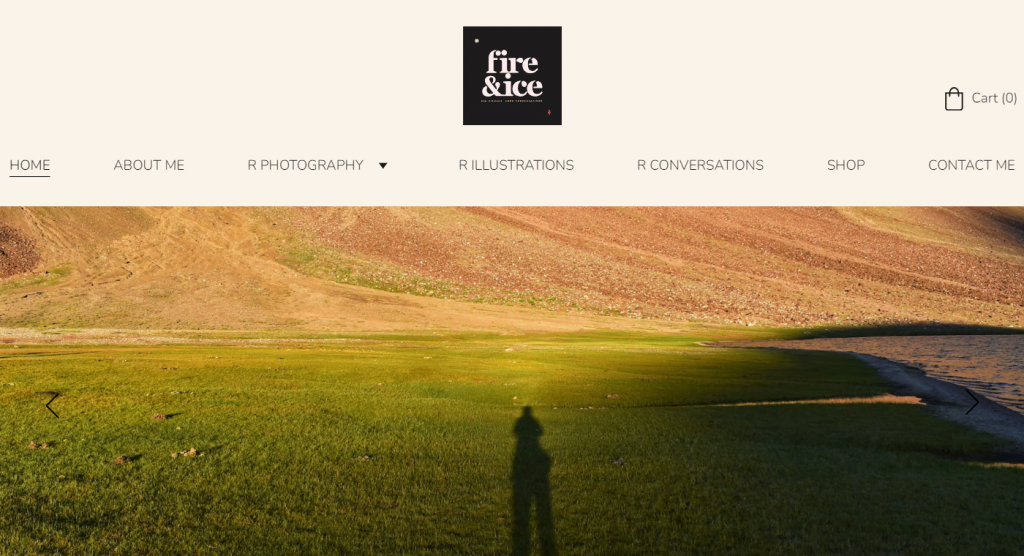 exemples-de-sites-de-services-professionnels Page d'accueil de Fire and Ice