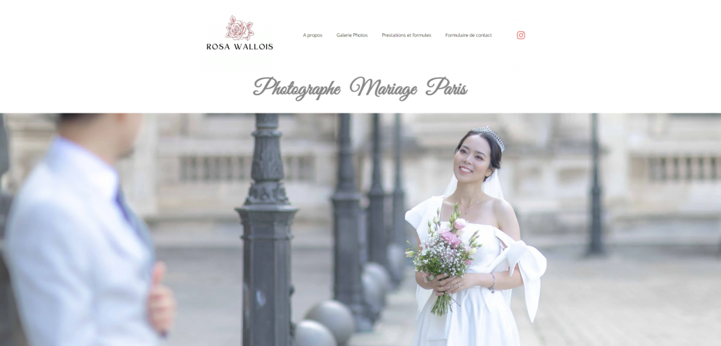 site-photographe Page d'accueil du site photographe de Rosa Walloise