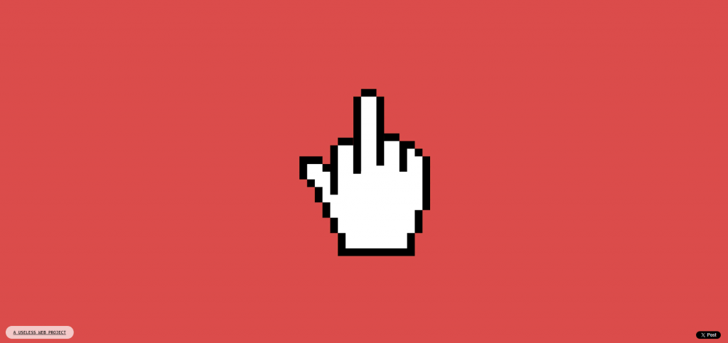 Site web bizarre That's The Finger
